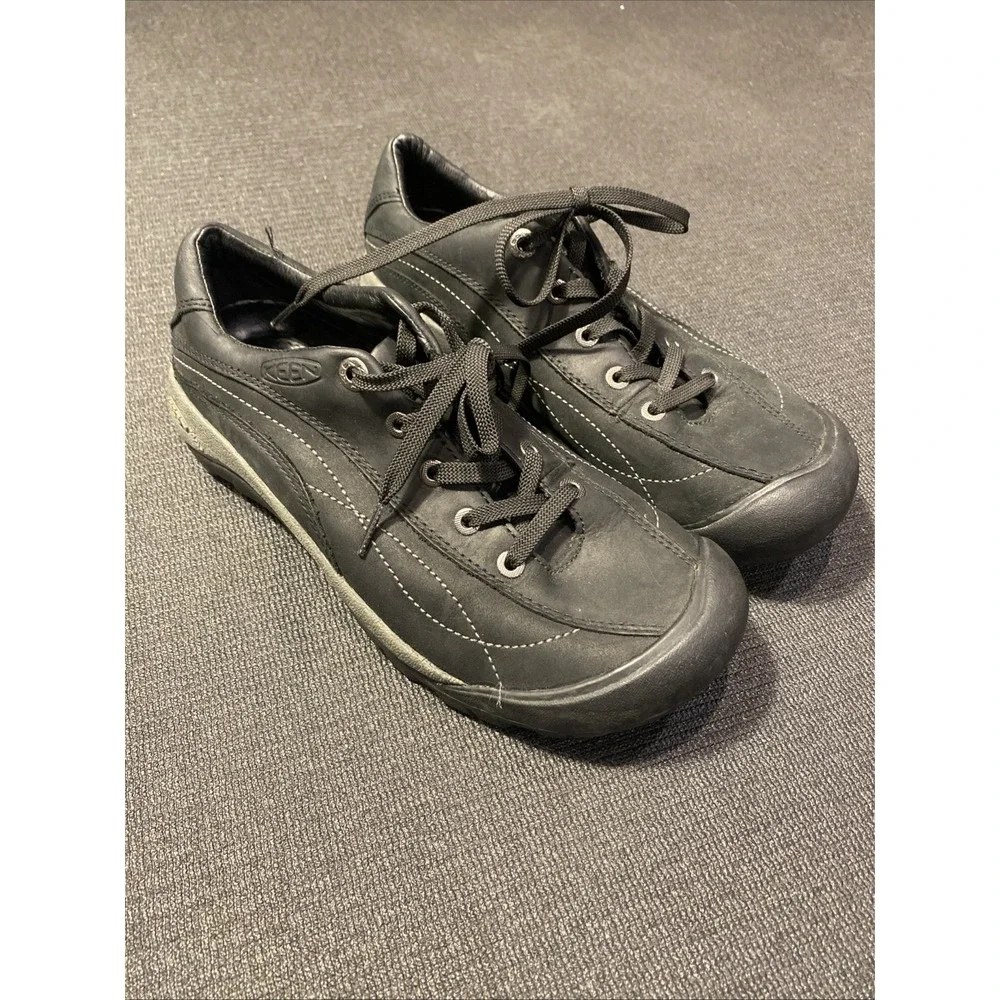 KEEN Toyah‎ Leather Athletic Hiking Shoes Low Top Women's 7.5